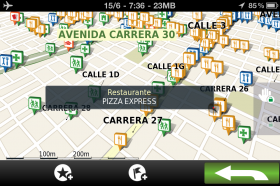 restaurante bogota gps
