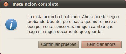 Reiniciar Ubuntu Install