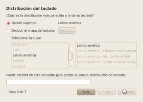 Seleccion Teclado Ubuntu