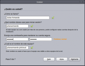 Proceso de instalacion Jolicloud