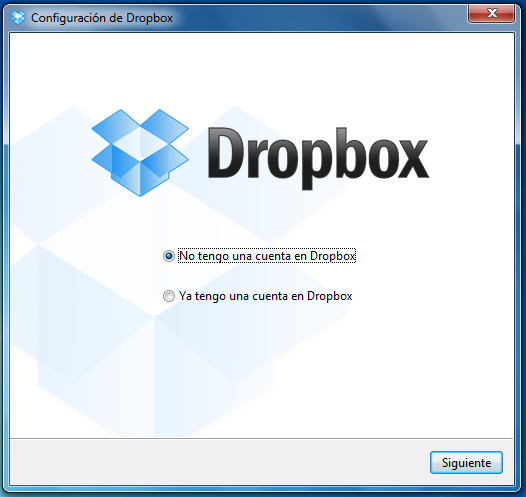 Configurar Dropbox