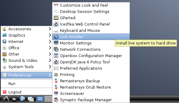 Live Installer Debian Wheezy Live LXDE