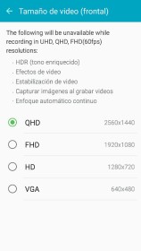 video frontal Galaxy S6