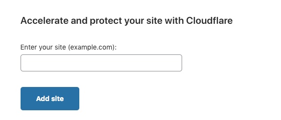 Crear sitio en cloudflare